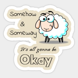 Sheep okay Sticker